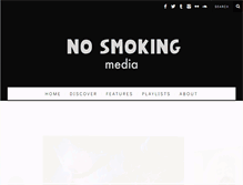 Tablet Screenshot of nosmokingmedia.com